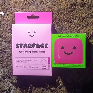 STARFACE 32 REFILLABLE COMPACT & 32 HYDRO-STAR PIMPLE PATCHES ⭐⭐